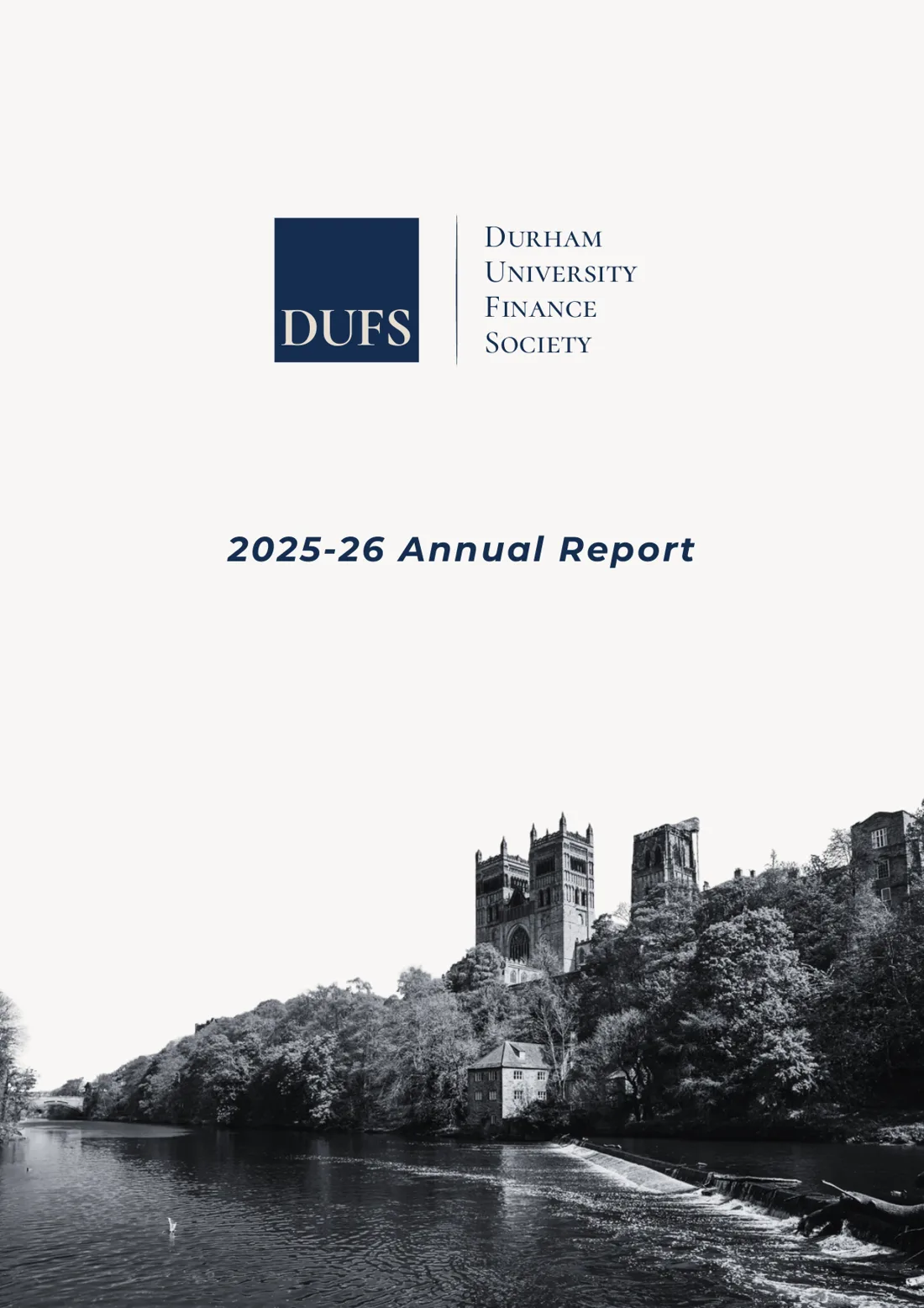 DUFS 2025-26 Annual Report cover